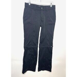 Prana Monarch Convertible Pants Womens 6 Gray Zip Off  Hiking Outdoor Capri